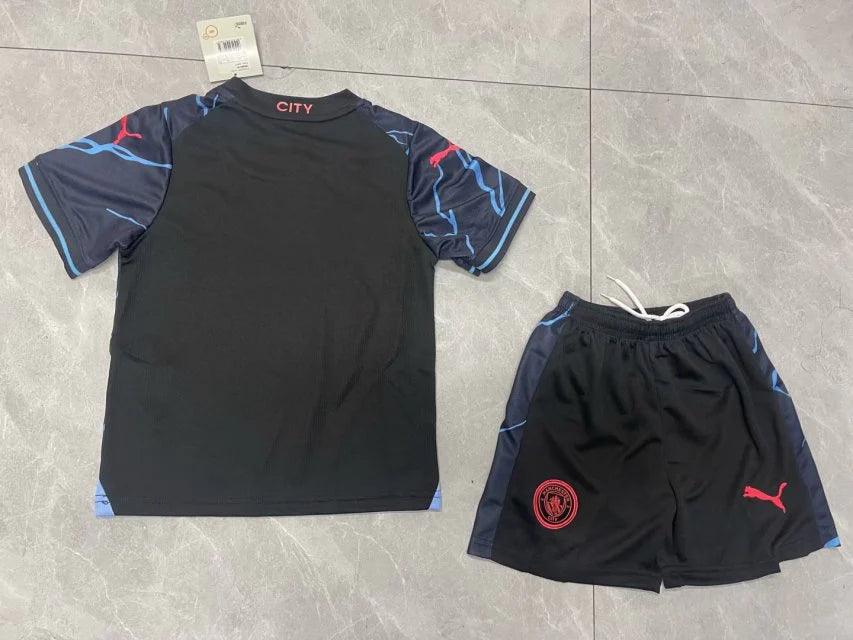Kit Criança Terceiro Manchester City 2023/24
