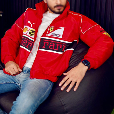 Casaco Ferrari - Racing Vintage Vermelho
