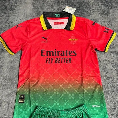 Kit Criança Secundário Ac Milan 2025/26