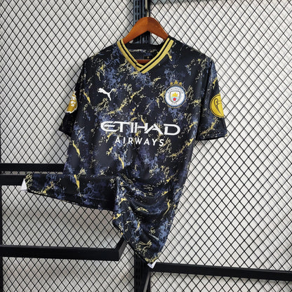 Camisola Black Gold Edition Manchester City 2023/24