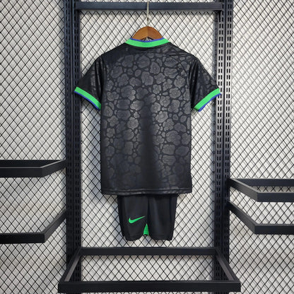 Kit Criança Leopard Black Brasil 2022/23