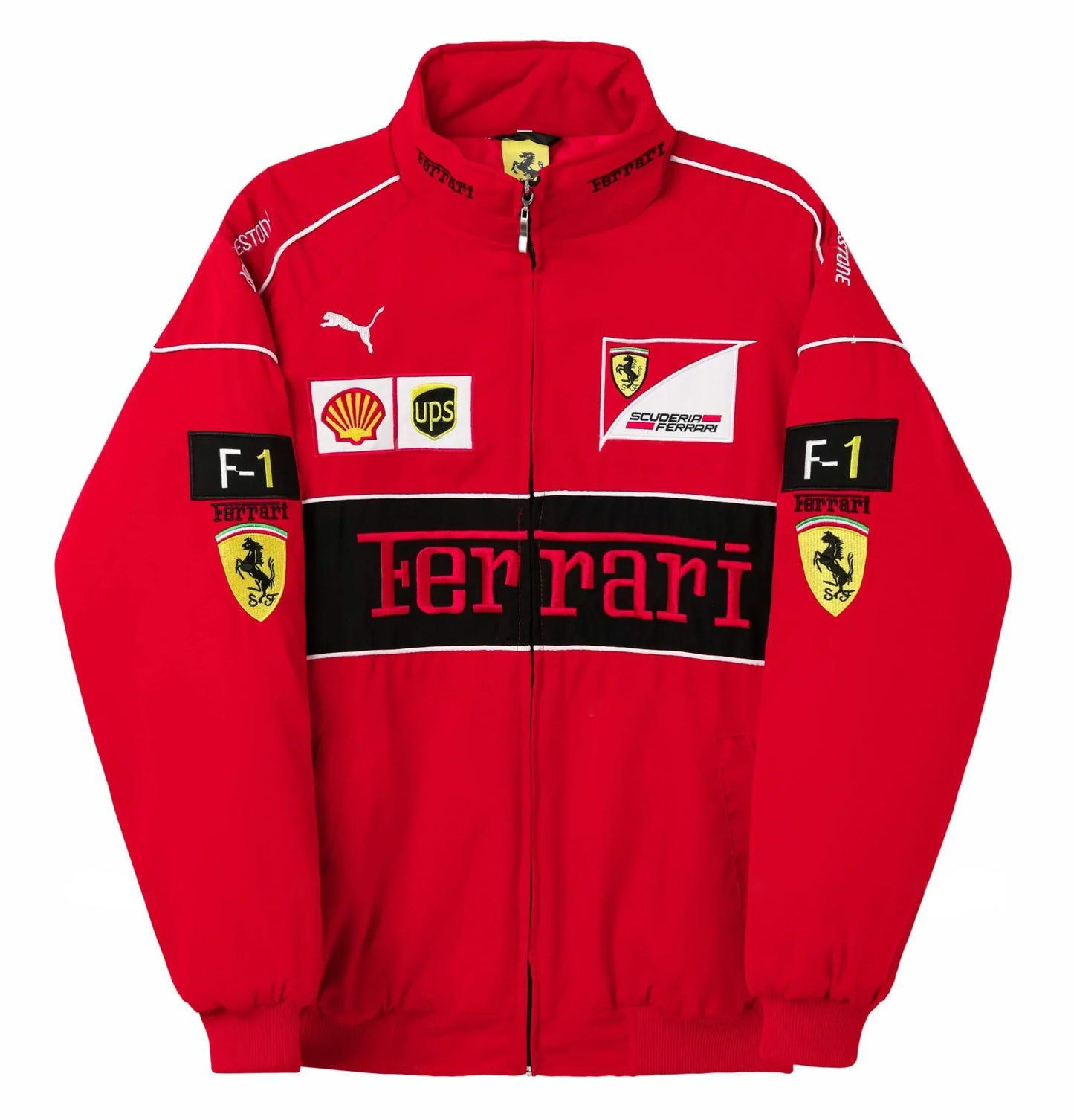 Casaco Ferrari - Racing Vintage Vermelho