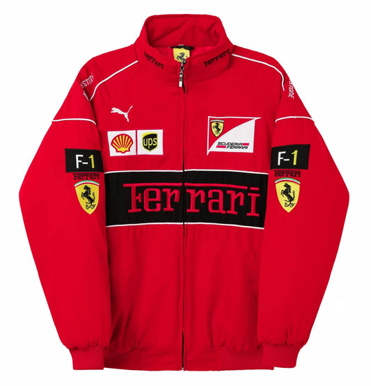 Casaco Ferrari - Racing Vintage Vermelho