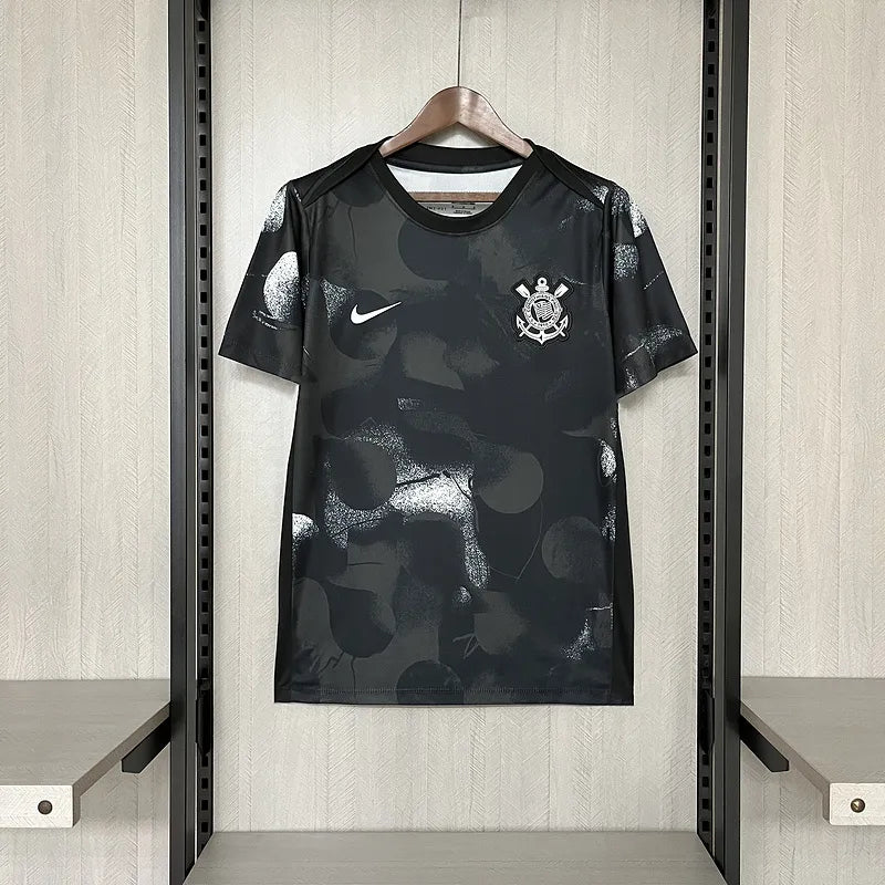 Camisola Pre-Match Black Corinthians 2025/26