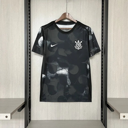 Camisola Pre-Match Black Corinthians 2025/26