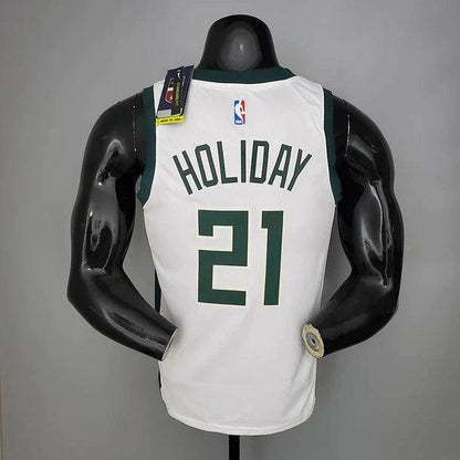 Milwaukee Bucks Home White