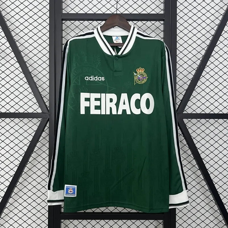 Camisola Secundária Deportivo de La Coruña 1999/00 Manga Comprida