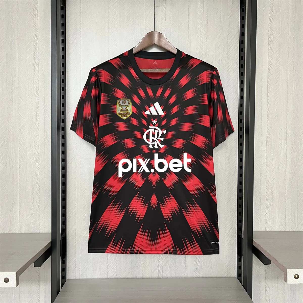 Camisola Pre-Match Flamengo 2025/26 + all sponsors
