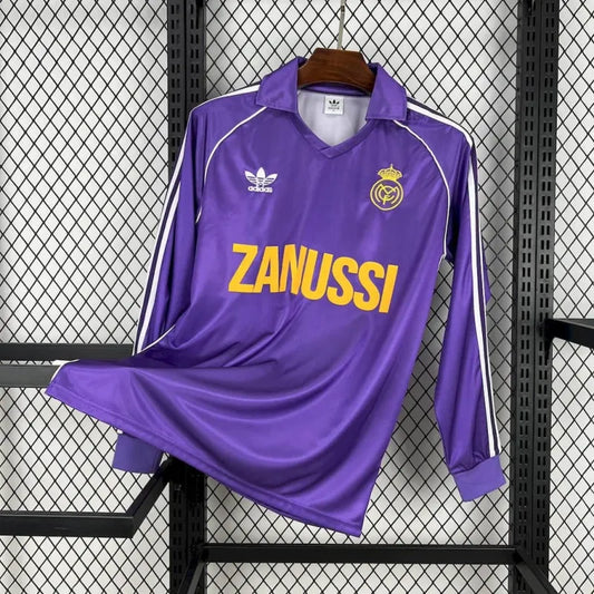 Terceira Camisola Real Madrid 1984/85 Manga Comprida