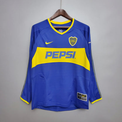 Camisola Principal Boca Juniors 2003/04 Manga Comprida