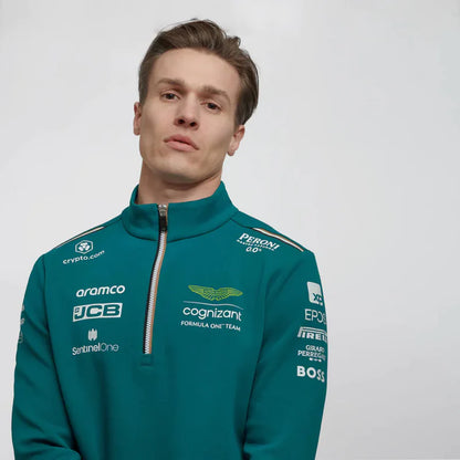 Camisola Zip Aston Martin 2023