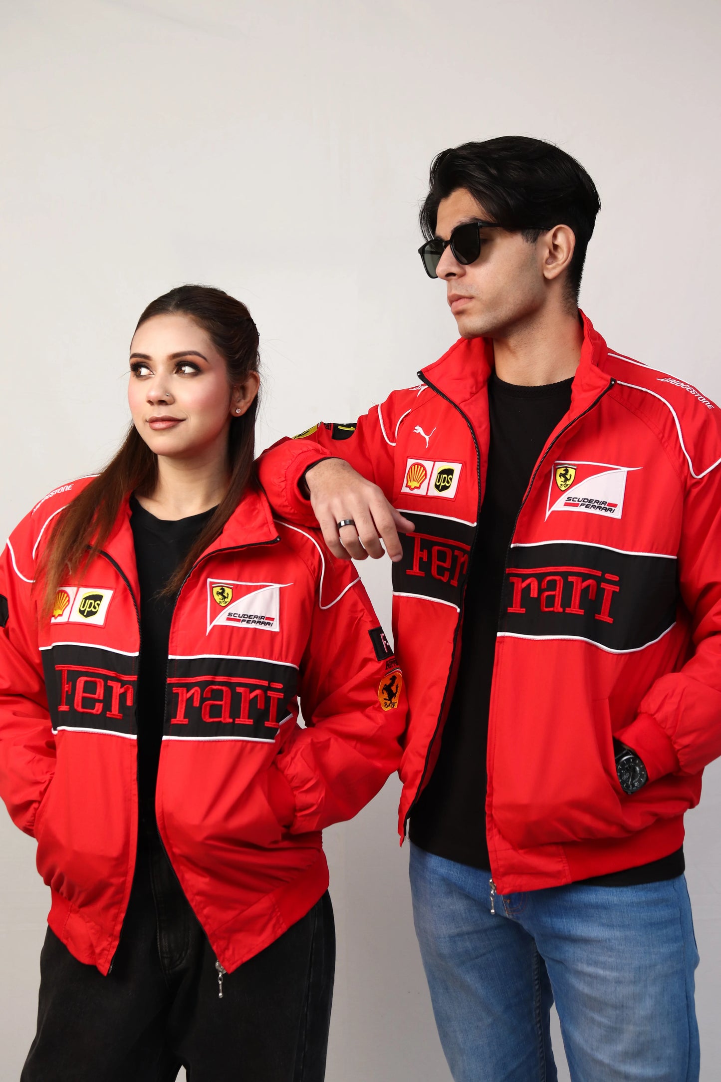Casaco Ferrari - Racing Vintage Vermelho