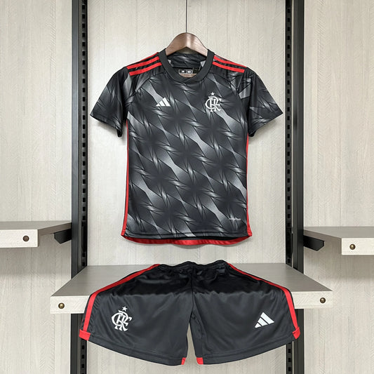 Kit Criança Terceiro Flamengo 2024/25