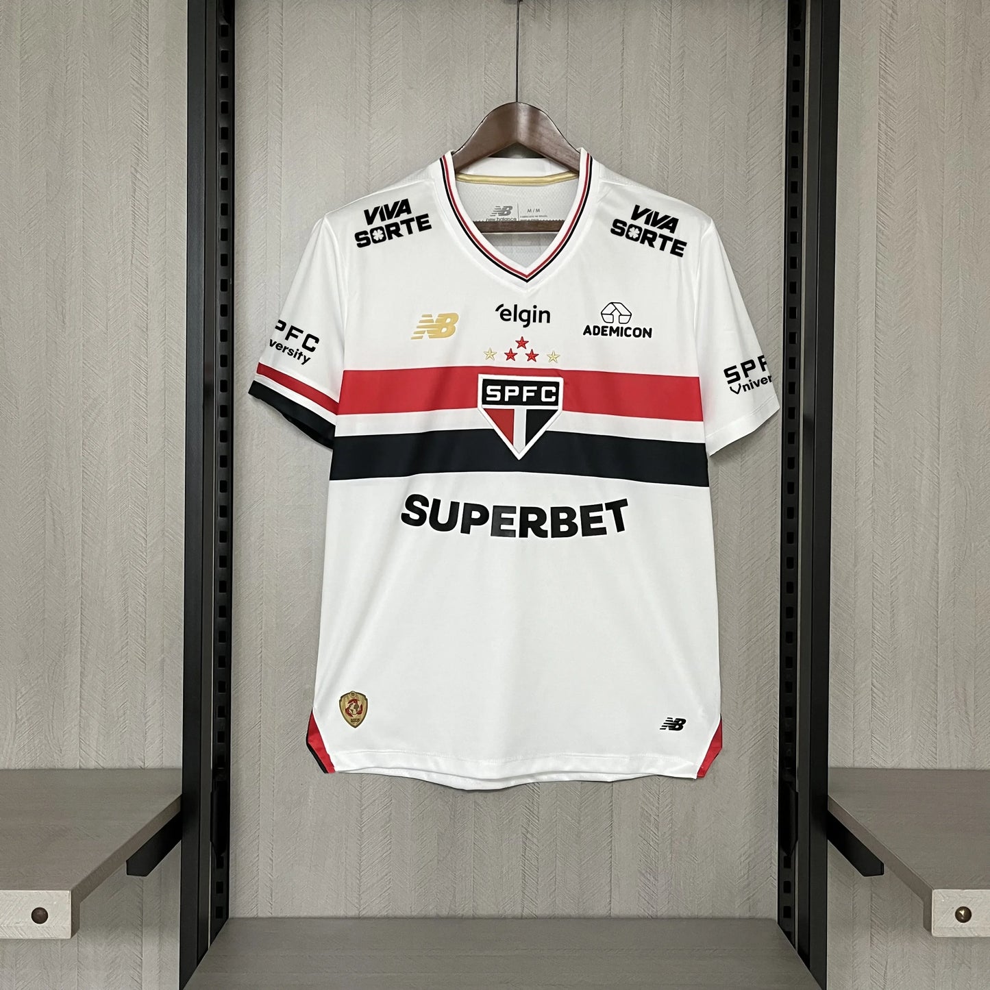 Camisola Principal São Paulo 2025/26 + All Sponsors