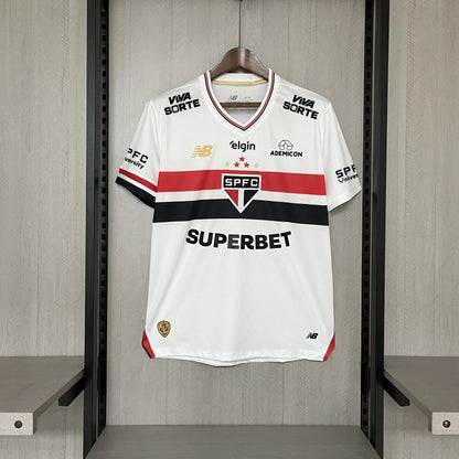 Camisola Principal São Paulo 2025/26 + All Sponsors