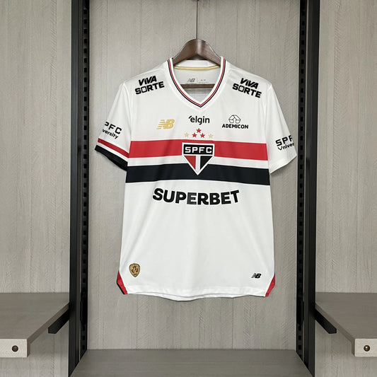 Camisola Principal São Paulo 2025/26 + All Sponsors