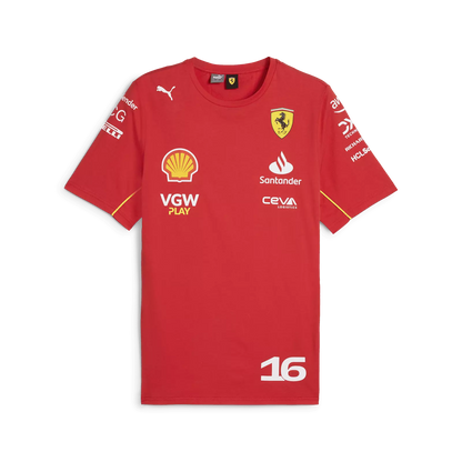 T Shirt Ferrari - Charles Leclerc 2024