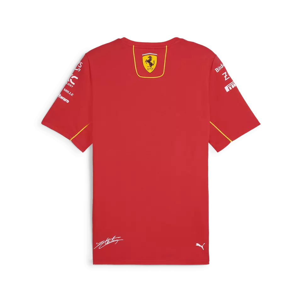 T Shirt Ferrari - Charles Leclerc 2024