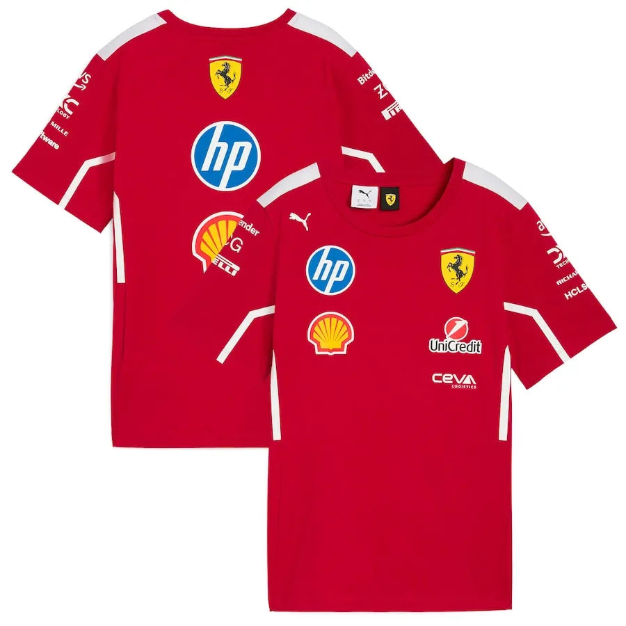 T-Shirt - Scuderia Ferrari 2025/26 - Equipa